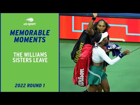 Serena and venus williams leave arthur ashe | 2022 us open