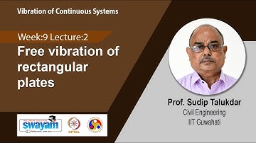 Lec 28: Free vibration of rectangular plates