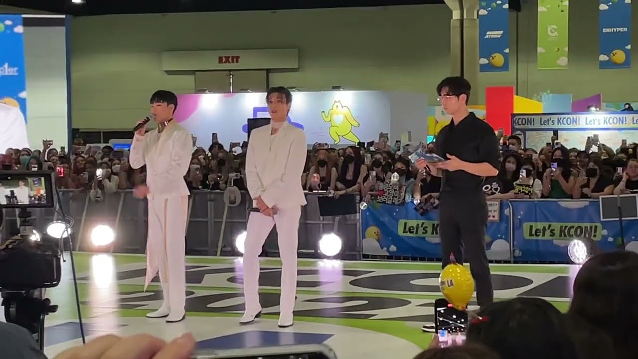 에이티즈 Ateez WooSan Guerrilla KCON LA 22 TIME TO [ DANCE ] 8/20/22 Part 1