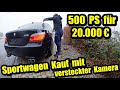 TRAUMAUTO KAUF mit VERSTECKTER KAMERA - Kauf & Probefahrt BMW M5 V10