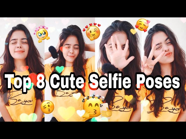 50+ Cute Selfie Poses At Home || Instragram Selfie Poses For Girls || -  YouTube