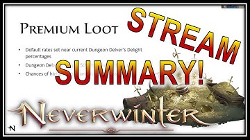 REALLY Good Changes: NEW Chest Loot w/ Higher Drop Rates, Queue Updates & Trial Reworks -Neverwinter