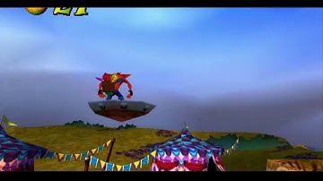 Crash Bandicoot - Warped (PS1) 105% Walkthrough pt17 - Double Header