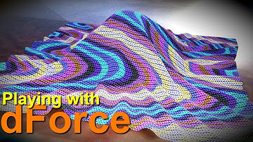 Daz Studio dForce | Draping a Blanket Using Only Primitives