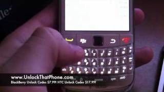 How to Unlock Blackberry Bold 9780 with Code + Full Instructions!! at&t tmobile o2 rogers bell fido