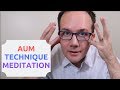 Om aum meditation technique how to  easy at home practice