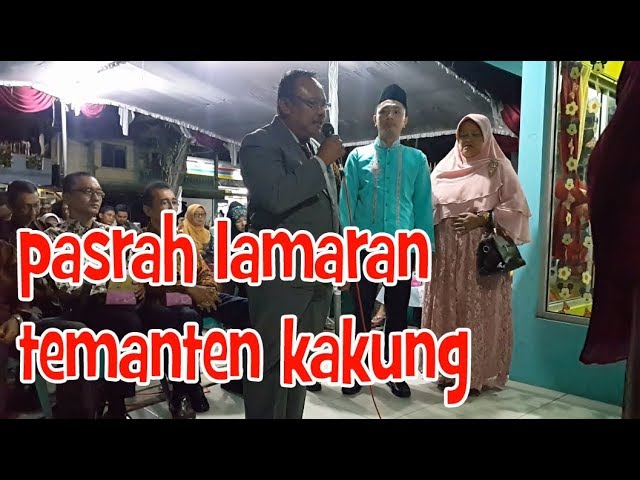Pasrah Lamaran Bahasa Jawa Pengantin Pria Lamaran Adat Jawa Youtube
