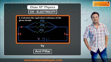 Q2 Calculate the equivalent resistance of the given circuit