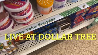 LIVE AT DOLLAR TREE / WHATS NEW / CLEANING  🥰 #shop #shopping