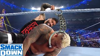 Jey Usos Destroy Solo Sikoa & Sends Him To Hospital For Jimmy Uso WWE Smackdown 2023 Highlights