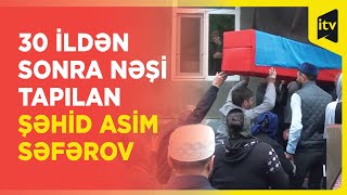 Birinci Qarabağ müharibəsi şəhidi Asim Səfərov Qəbələdə dəfn olunub