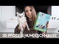 3D PFOTE & HUNDESCHNAUZE GIPSABDRUCK | JACQUELINE G