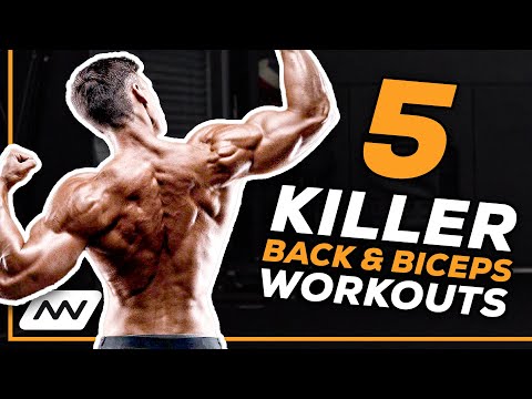 5 Killer Back and Biceps Workouts For Building Muscle 