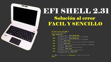 ✓ Canaima docente EF10MI2 quitar efi shell windows 10 o 7