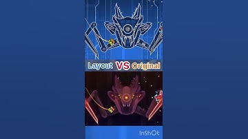 Ultra Violence original VS layout #geometrydash #shorts