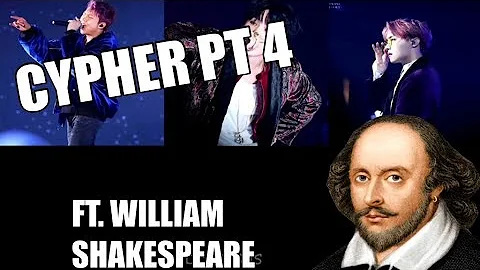 BTS 'Cypher PT 4' but it's translated into Shakespearean English