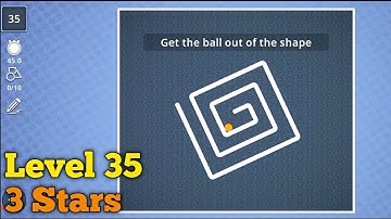 Brain it on! level 35 3 stars Get the ball out of the shape