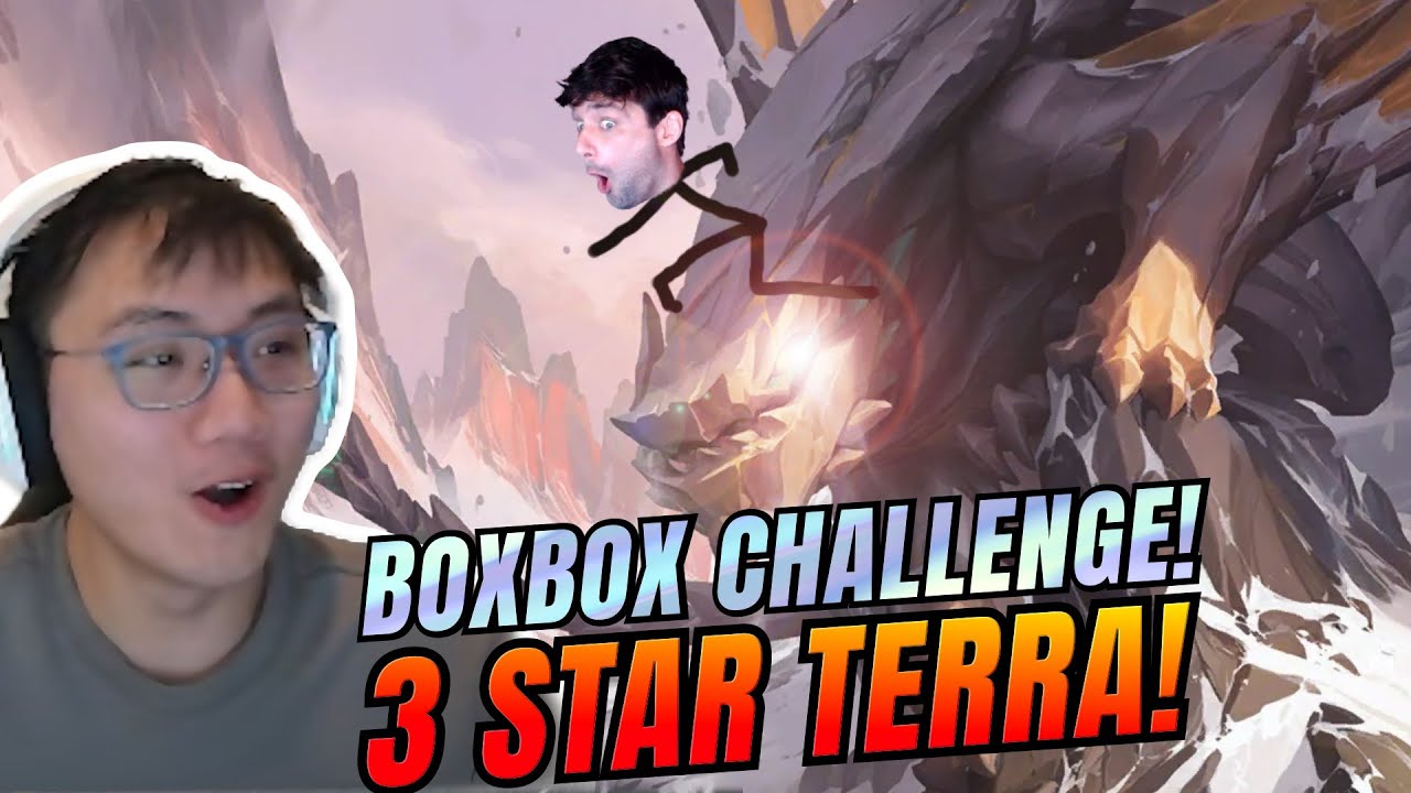 THE BOXBOX Challenge 3! Win with 3 star TERRA | Teamfight Tactics