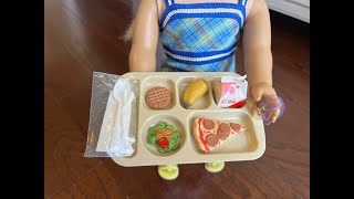 The Original American Girl of Today School Lunch Set *Retired*
The original school lunch came out in 1996 and later retired in 1999! No need to pack a sack for your American Girl, its hot lunch day Those are the words right out of the 1998 Holiday Catalog advertising the school lunch set!
Retired American Girl School Gear: https://youtu.be/3SbkscJWrmc
Retired American Girl Scout Uniform: https://youtu.be/Ek1DHBQq-4o The Original American Girl of Today School Lunch Set *Retired*