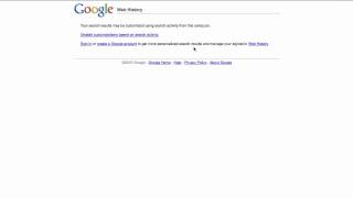 Personalized Search - Turn it off!