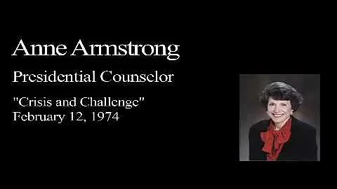 Landon Lecture | Anne Armstrong - audio only
