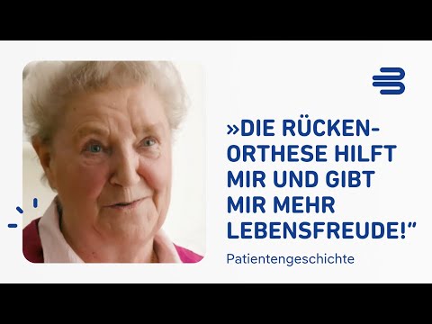 Rückenorthese Sacroloc - Ingeborg freut sich über jeden schmerzfreien Schritt.