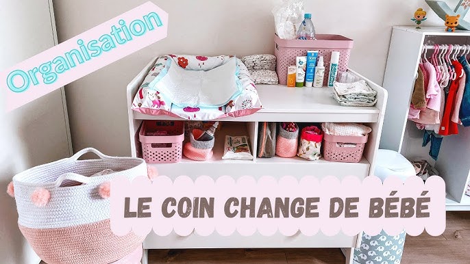 Comment BIEN RANGER la TABLE À LANGER de BÉBÉ : Astuces de rangement  pratiques 