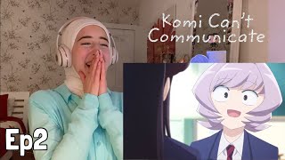 Komi Can't Communicate Episode 2 Reaction | Our second friend!