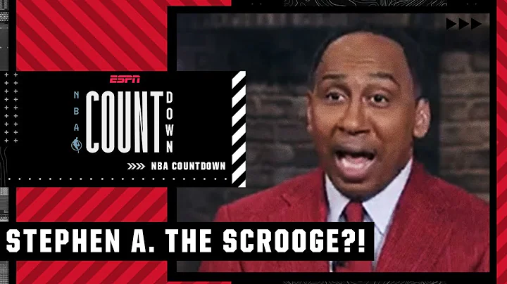 Stephen A. doesn't wanna be a Scrooge or Grinch on...