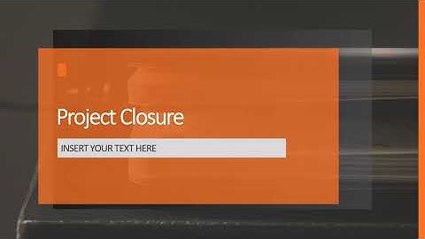 Project Closure Presentation | Project Review PPT | Project Management Presentation | SlideUpLift