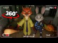 360° Zootopia: Nick Wilde &amp; Judy Hopps In Your House! HIDDEN CAMERA | VR 8K 