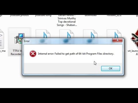 internal error failed to get path of 64-bot program fails directory all fails hack