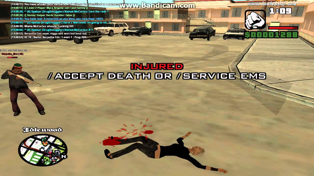 GTA SA MP Lawlessrp Health Hack Lion Pride rastas