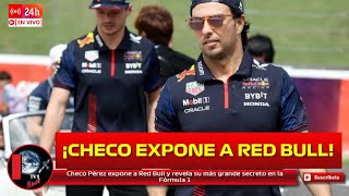 Checo Pérez expone a Red Bull y revela su más grande secreto en la Fórmula 1