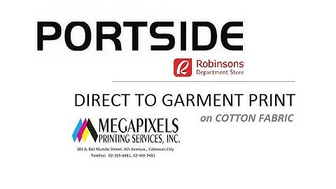 Large Format Direct to Garment Printing by MEGAPIXELS