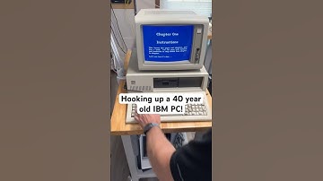 Hooking up a 40 year old IBM PC | 1983 PC Setup
