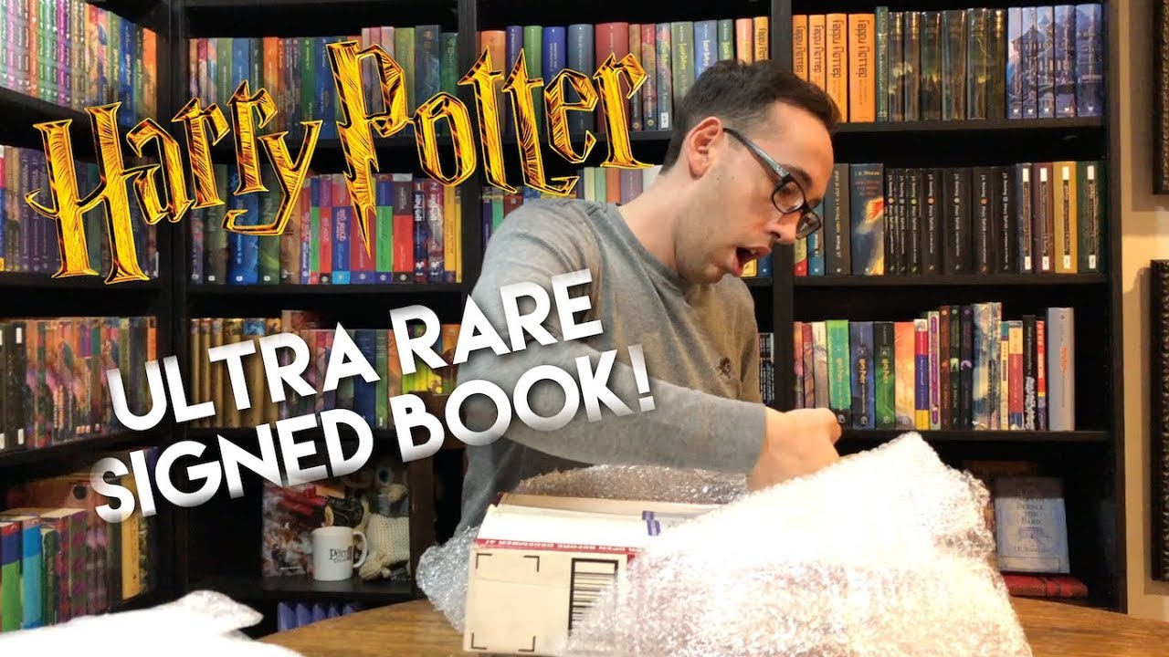 Ultra Rare J.K. Rowling Signed Book Unboxing | Harry Potter