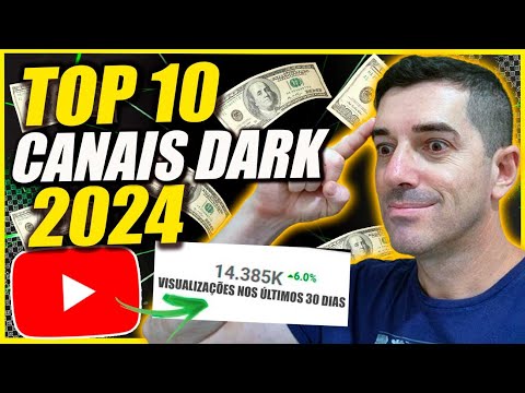 OS 10 Melhores NICHOS de Canais Dark que eu faria se estivesse começando em 2024