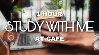 📖1-HOUR STUDY WITH ME / 🎹k-pop soft piano sound / ☕️a chill at a cafe | 11th PAGE screenshot 4