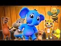 haiwan bunyi lagu | 3D lagu untuk kanak | Muzik anak-anak | Rhymes for Babies | Animals Sound Song