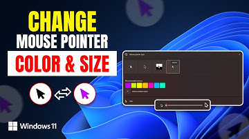 How to Change Mouse Pointer Size and Color on PC | Customize Mouse Cursor on Windows 11
