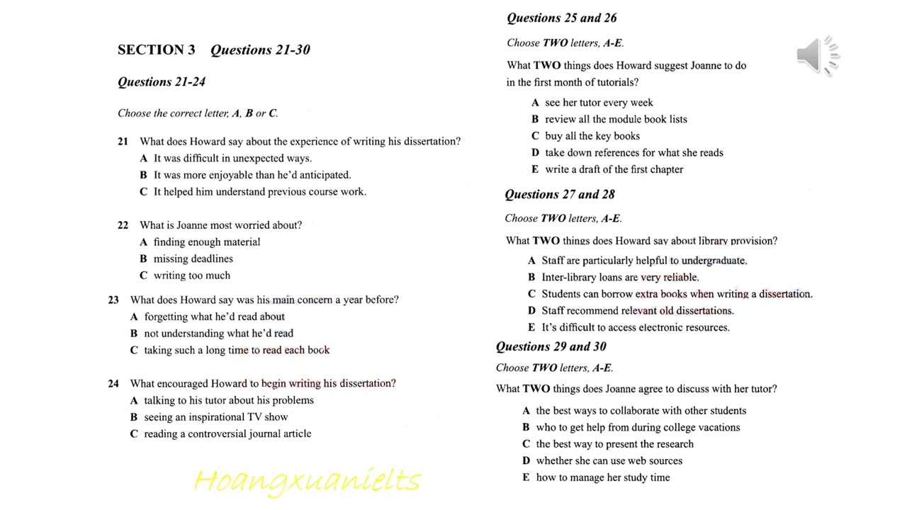 IELTS Listening Actual Tests Vol 5 Test 5