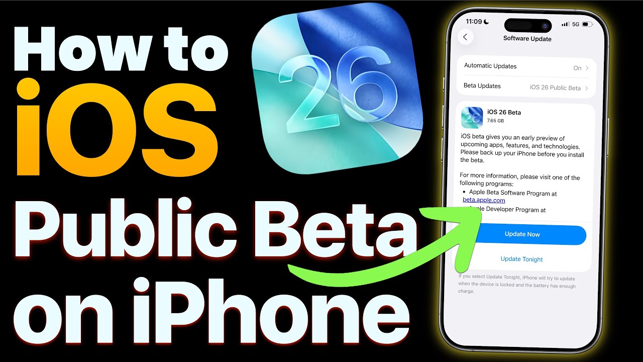 Get iOS 26 Public Beta Now! How to Switch from iOS 26 Developer Beta to ...