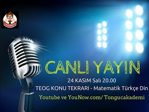 CANLI YAYIN TEOG SON KONU TEKRARI