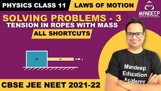 LOM 08 || Tension in Ropes With Mass || Class 11 Physics || JEE NEET