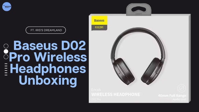 Baseus Encok D02 Pro Wireless Over-Ear Headphones (NGD02-C01) (black) -  Lance Trend