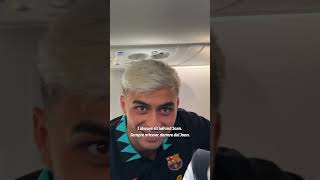 You’ll always find Pedri behind Joan 😂 #shorts #fcbarcelona
