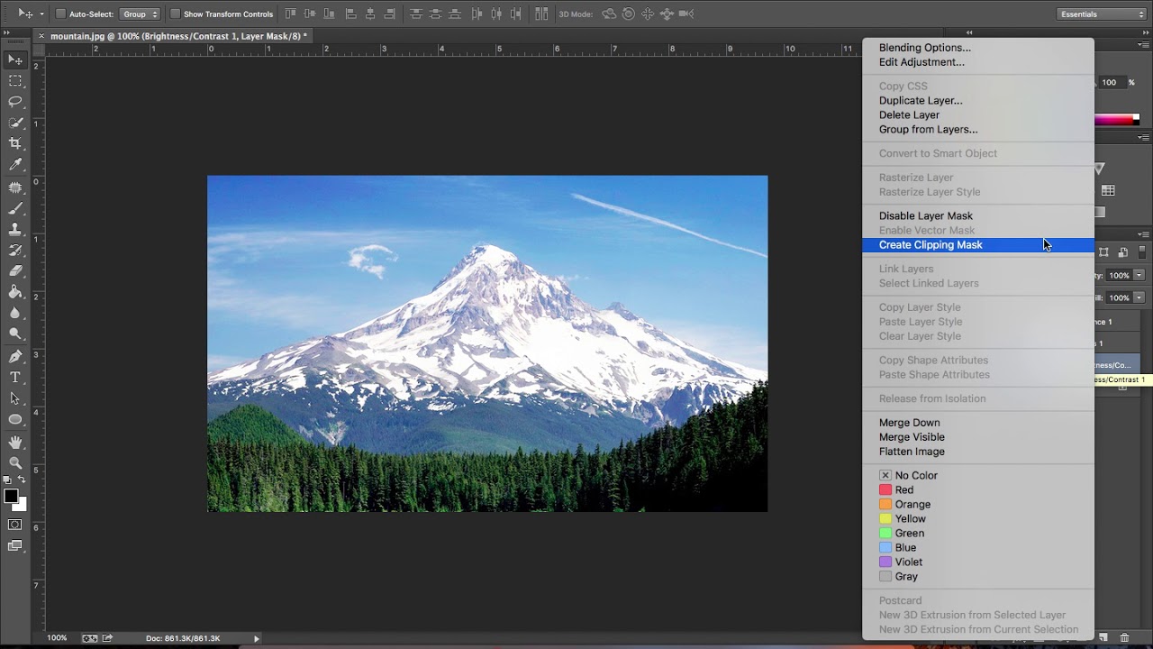 Adjustment Layers, Save as jpg in Photoshop
