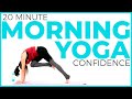 20 minute Energizing Morning Yoga for Posture & Confidence | Sarah Beth Yoga