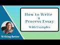 How to write a process essay both directional and informational